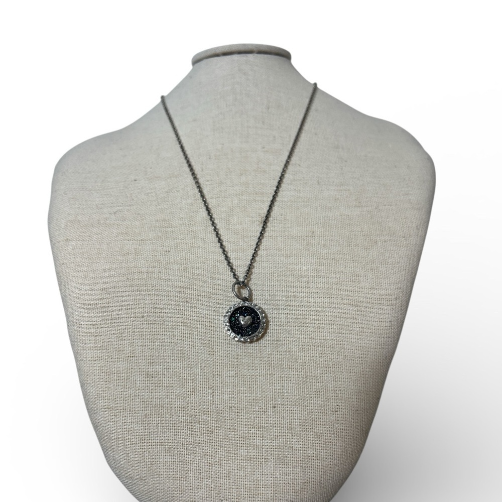 Waxing Poetic Cherishment Heart Charm Necklace